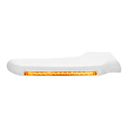 14 Amber LED Front Fender Cover For Peterbilt 388 (2008-2015) & 389 (2008-2023)-Clear Lens - Passenger