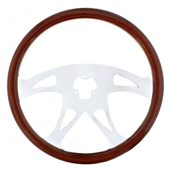 18" Chrome Boss Steering Wheel