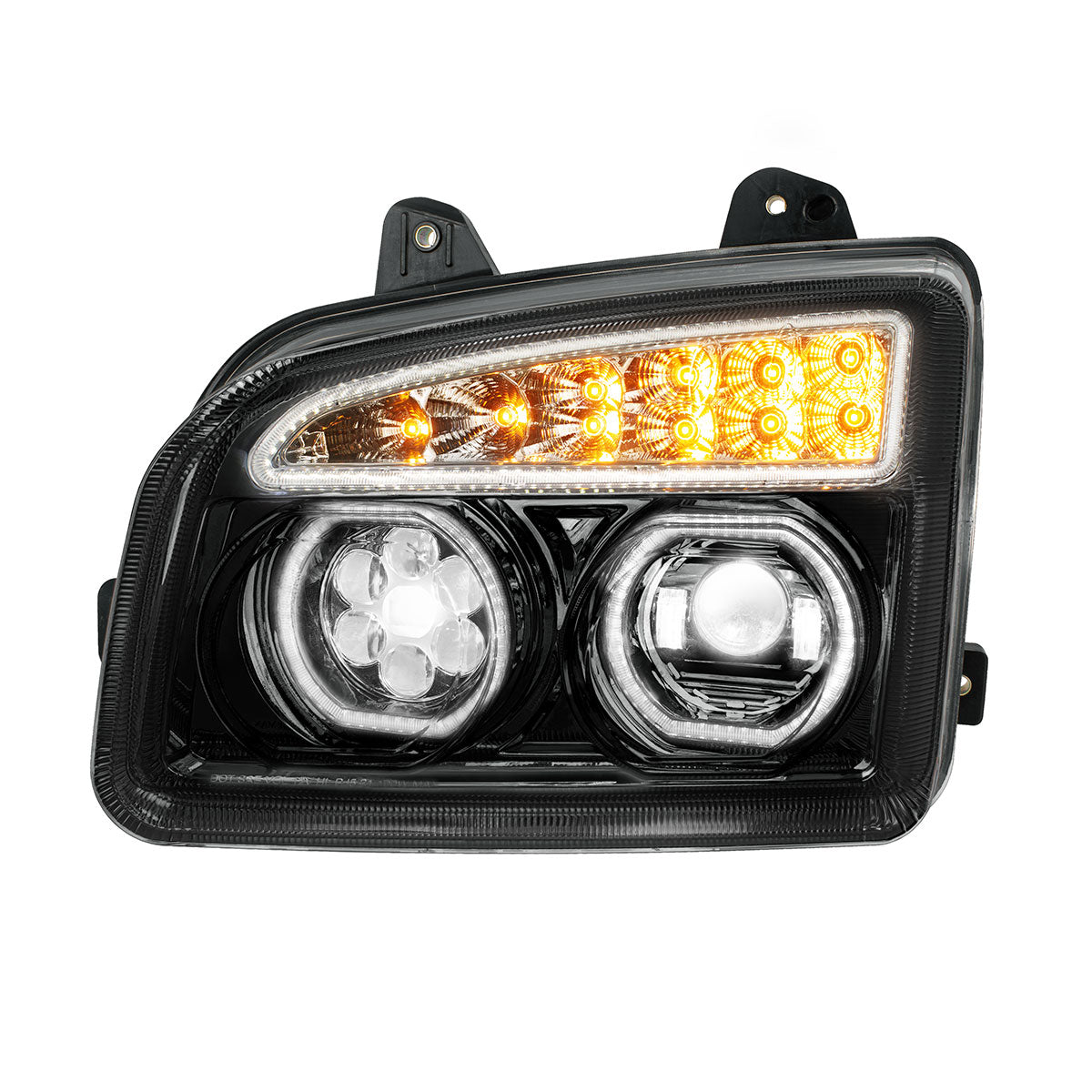Blackout 11 LED Headlight For 2015-2024 Kenworth T880-Driver