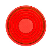 Round Map Light Lens For 2006+ Peterbilt - Red