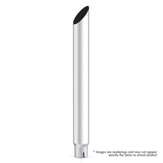 6" Mitred Reduce To 5" I.D. Bottom Exhaust - 120" L