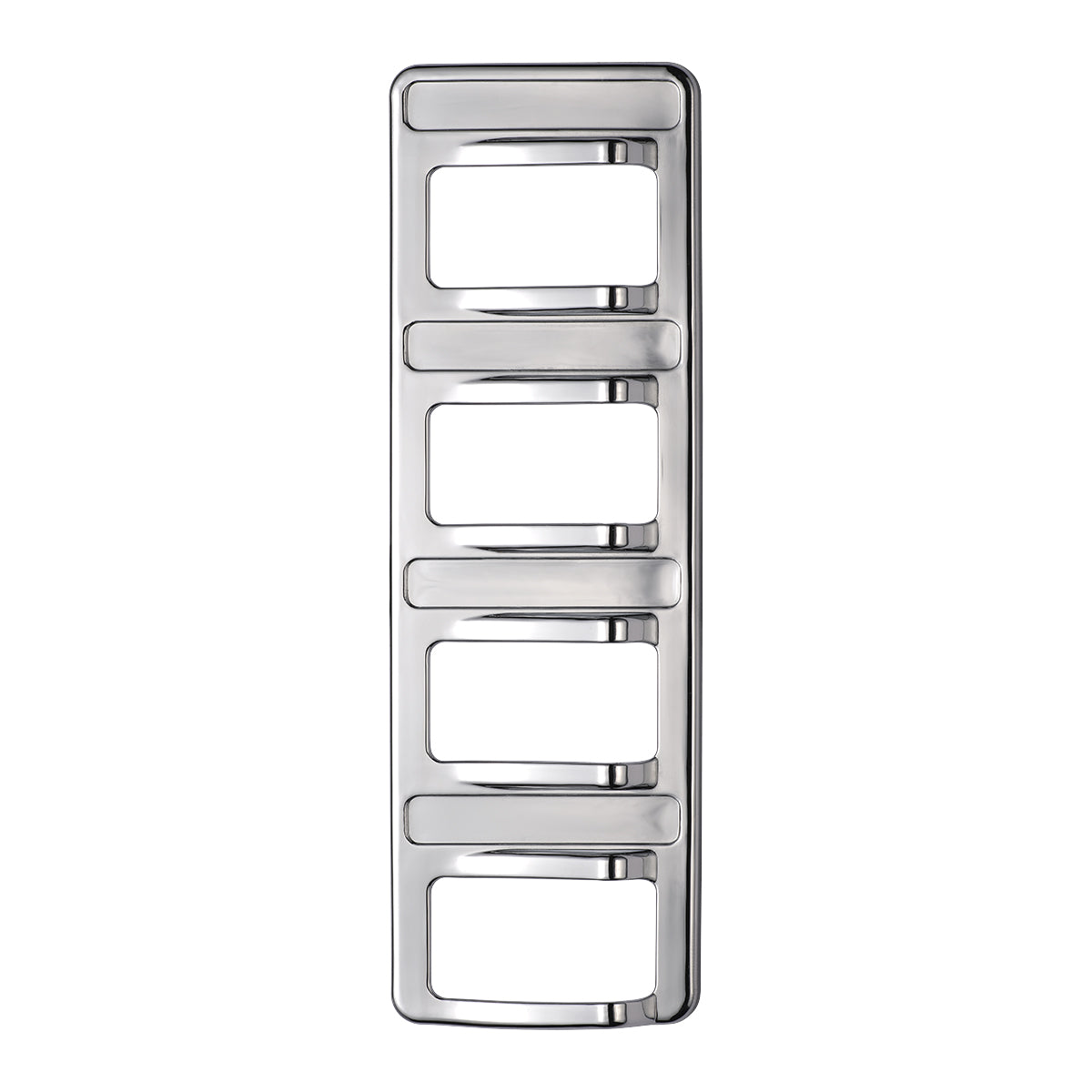 Chrome 4-Rocker Switch Cover For Peterbilt 579 (2012-2019) & 567 (2014-2019)- 4 Switches