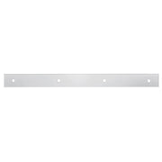 2" X 24" 430 Stainless Steel Top Mud Flap Plate - Bolt Thru