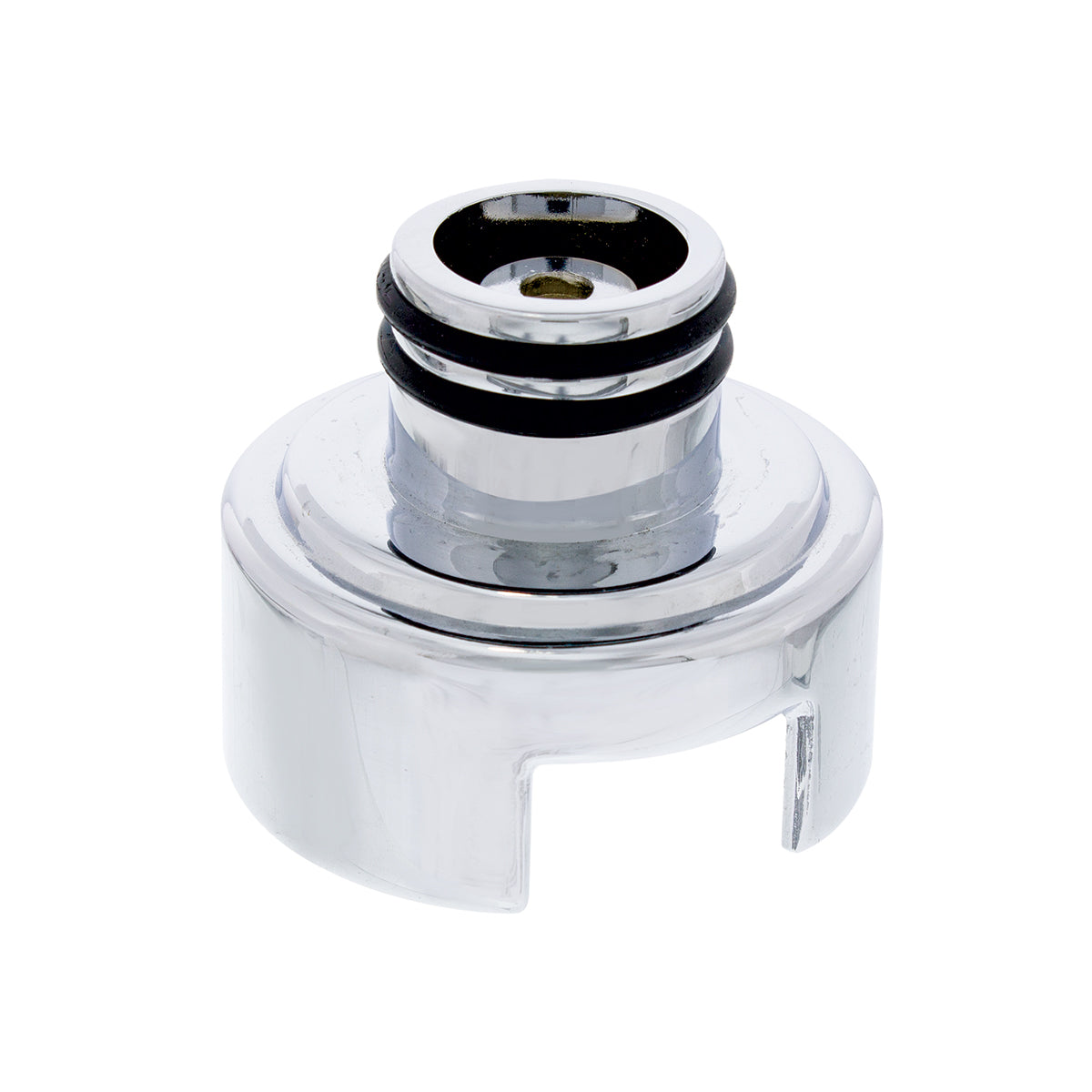 15/16" Gearshift Mounting Adapter For Eaton-Fuller 13/15/18 Speed Shifters - Chrome/Vertical (Bulk)