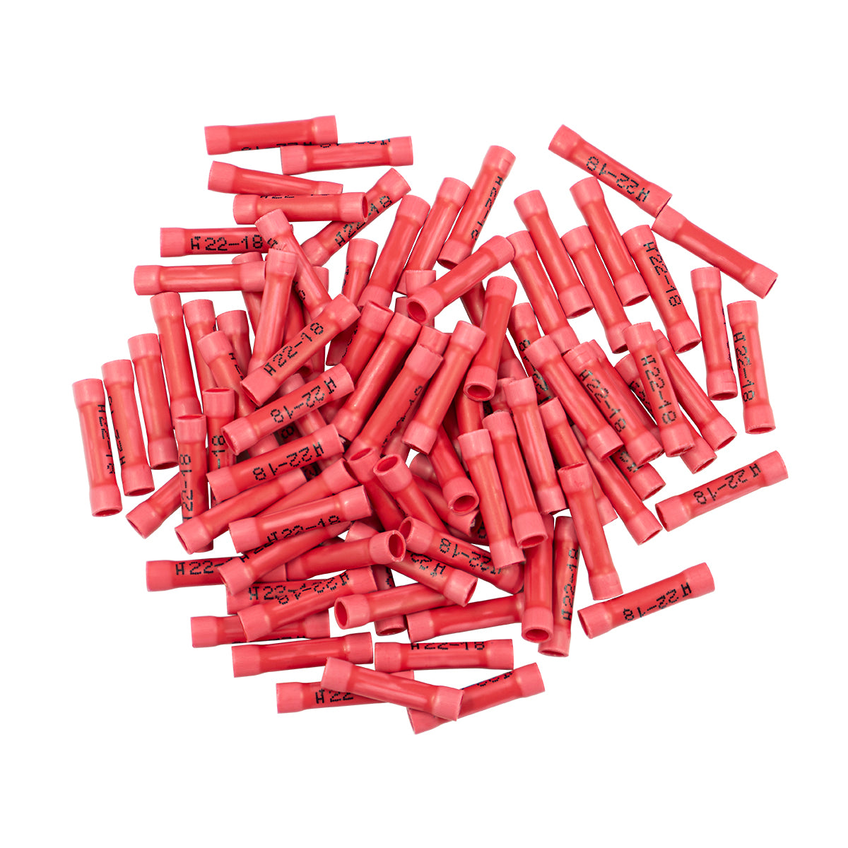22-18 AWG Vinyl Butt Connector (100-Pack)