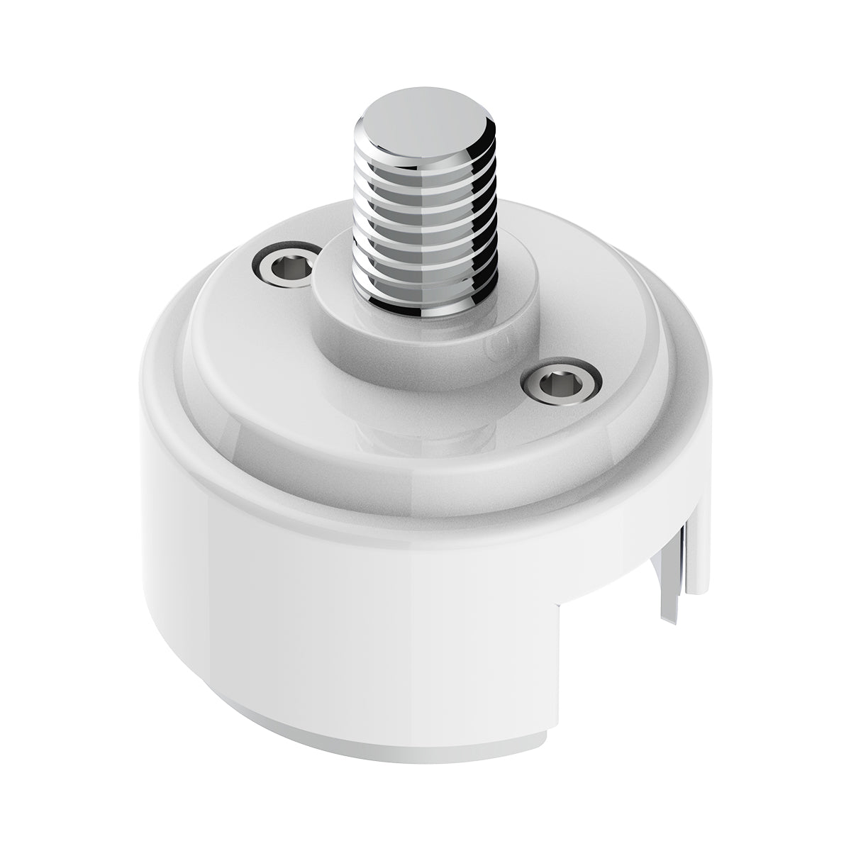 1/2"-13 Thread-On Shift Knob Mounting Adapter For Eaton Fuller Style 13/15/18 Shifter - Pearl White (Bulk)