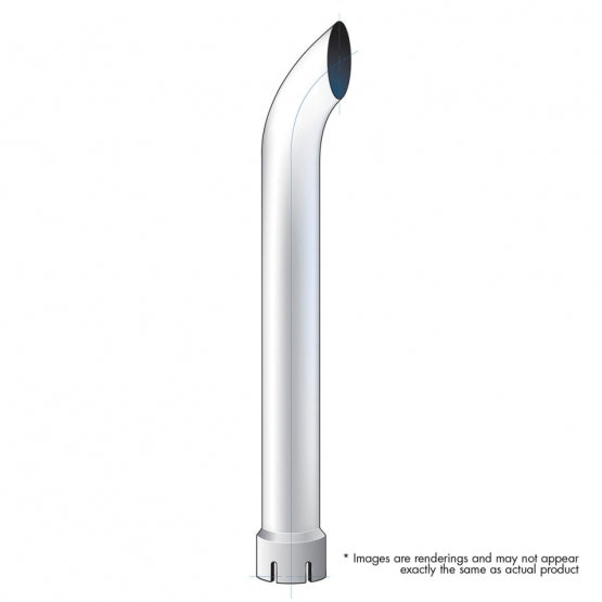 6" Curved Expanded/Slotted Bottom Exhaust - 60" L