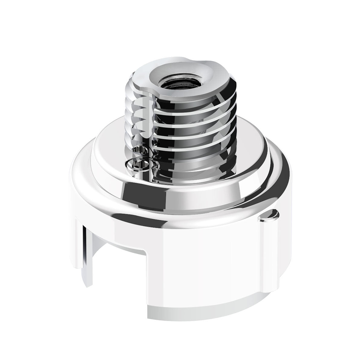 M30X3.5 Thread-On Gearshift Adapter W/LED Mount For Eaton-Fuller 13/15/18 Speed-Pearl White