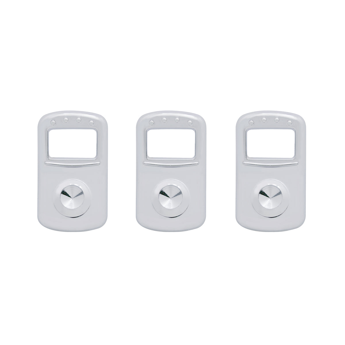 Rocker Switch Cover For Kenworth/Peterbilt - Indented (Card of 3)