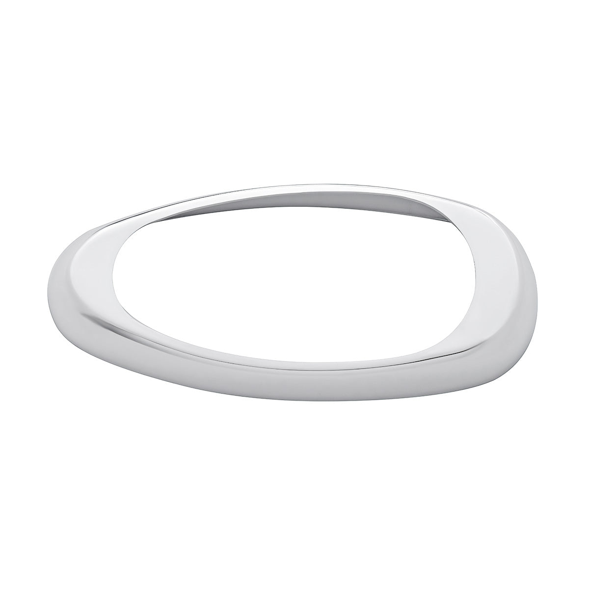 Chrome Plastic Sleeper Fairing Light Bezel For Freightliner Century/Columbia/Coronado