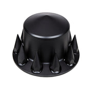 Pointed Rear Axle Cover With 33mm Spike Thread-On Nut Covers - Matte Black