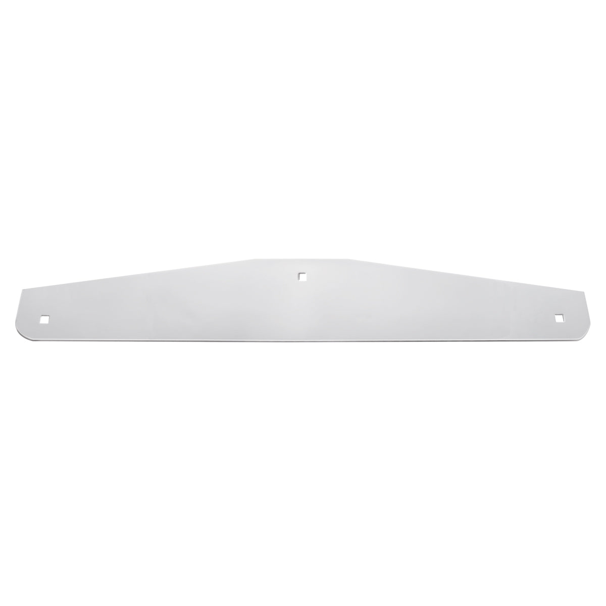 4" X 24" Chrome Standard Bottom Mud Flap Plate - Bolt Thru