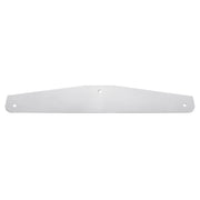 4" X 24" Chrome Standard Bottom Mud Flap Plate - Bolt Thru