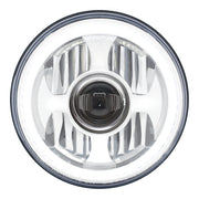 ULTRALIT - High Power LED 7" Projection Headlight With Dual Color LED Position Halo Ring