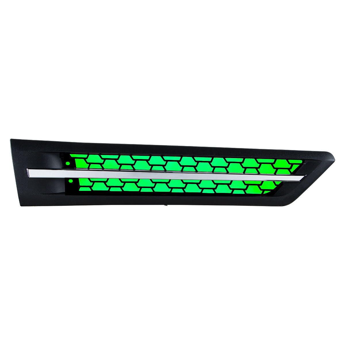 Hood Air Intake Grille With Green LED For 2018-2024 Freightliner Cascadia 126 - Passenger