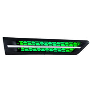 Hood Air Intake Grille With Green LED For 2018-2024 Freightliner Cascadia 126 - Passenger