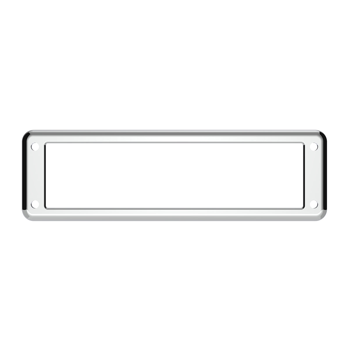 Chrome Plastic Overhead Pocket Bezel For 2000-2010 International 9900/9400/9200