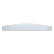 4" X 24" Chrome Standard Bottom Mud Flap Plate - Welded Stud (Card of 2)