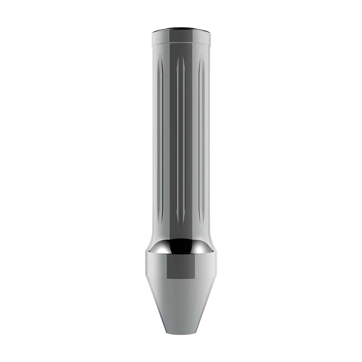 Dallas Style Grooved Grip Handle With Beer Tap Adapter - Chrome