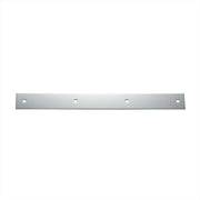 2" X 20" Chrome Top Mud Flap Plain Plate - Bolt Thru
