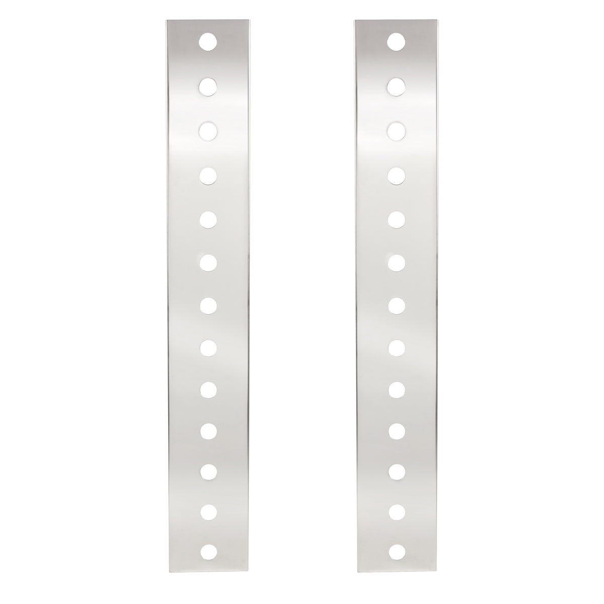 Peterbilt Stainless Front Air Cleaner Bracket Only - 26 Mini Light Cutouts
