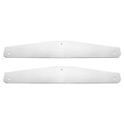 4" X 24" Chrome Standard Bottom Mud Flap Plate - Bolt Thru (Box of 2)