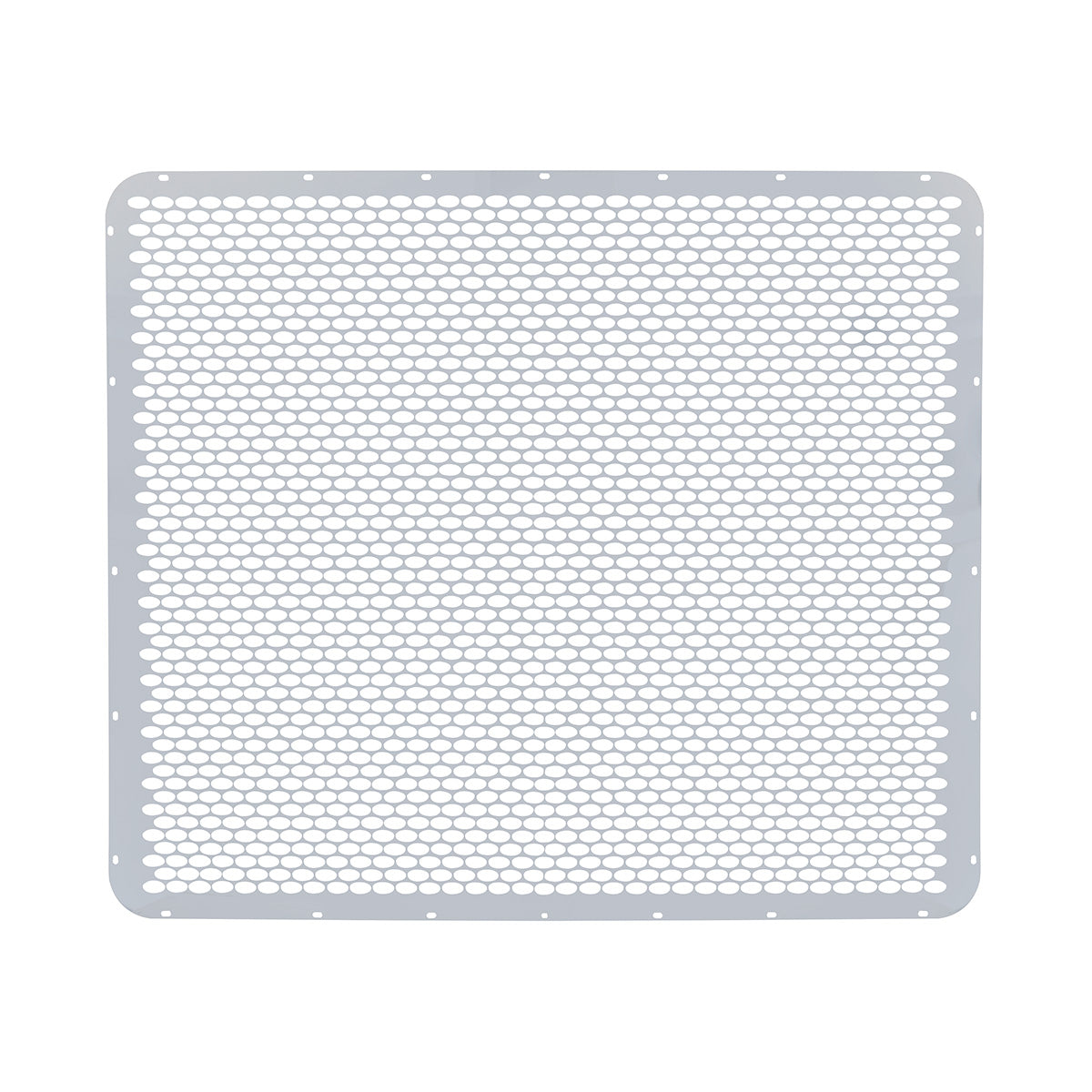 430 Stainless Grille Mesh For Peterbilt 379 With Extended Hood - Alternating Oval Holes