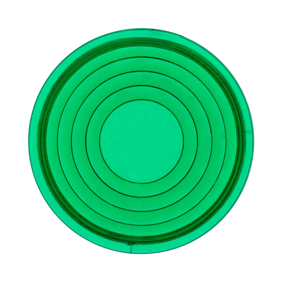 Round Map Light Lens For 2006+ Peterbilt - Green
