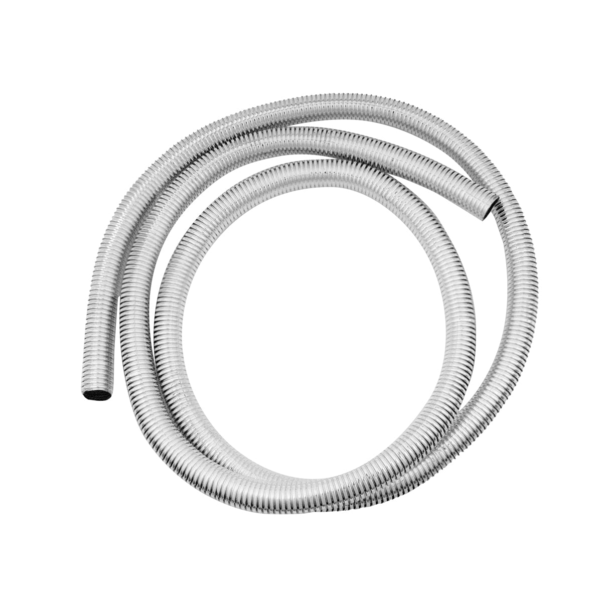 72" Long Chrome Wire Loom - 5/8" Diameter