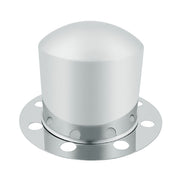 Chrome Dome Rear Axle Cover 2PC Kit For 33mm Nut Cover - Steel/Aluminum Wheel (8 Hole)