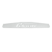 4" X 24" Chrome Petercar Bottom Mud Flap Plate - Welded Stud