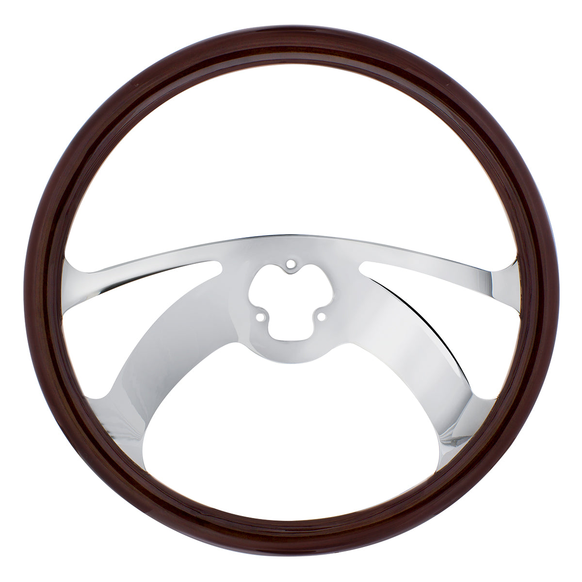 18" Wood Steering Wheel - Scorpion