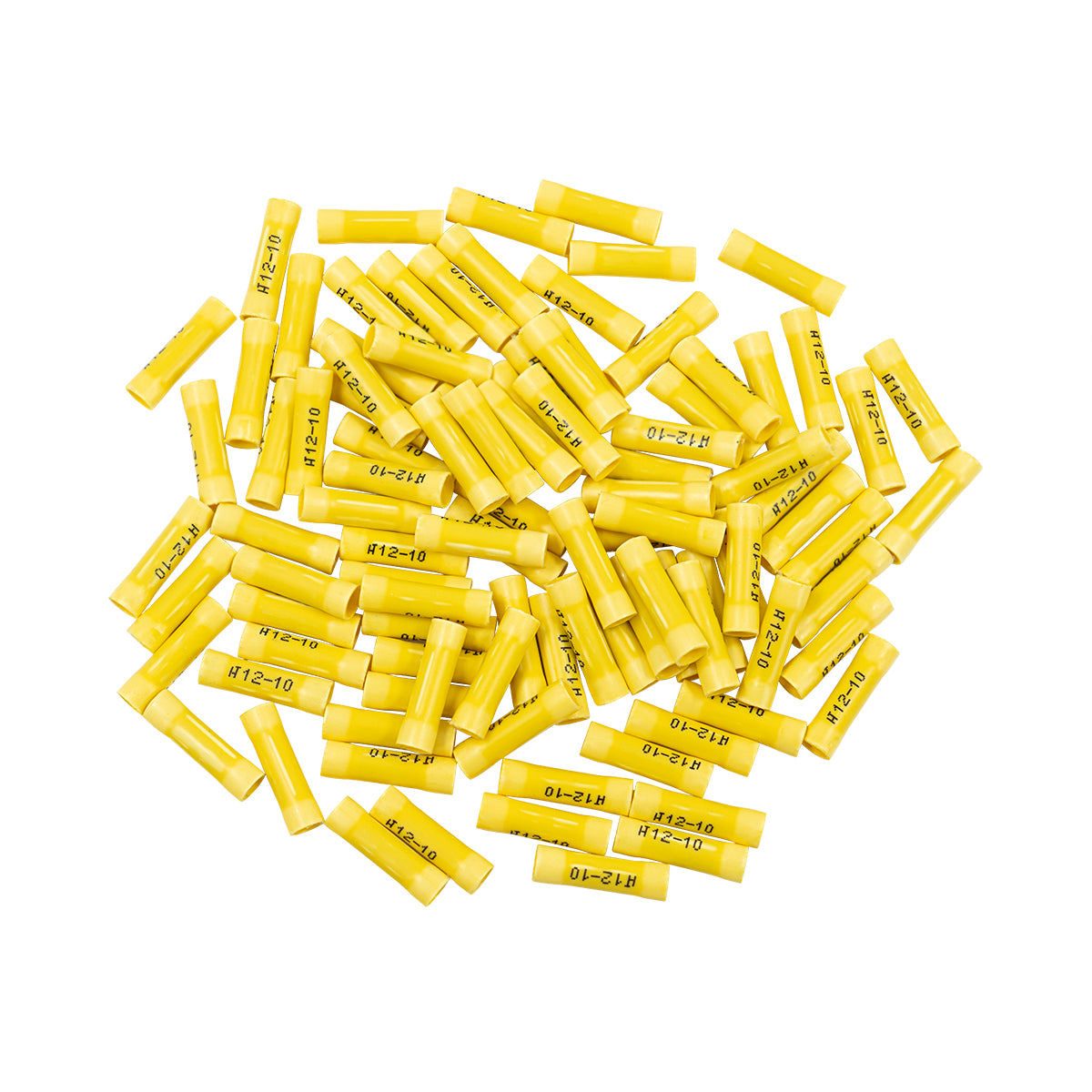 12-10 AWG Vinyl Butt Connector (100-Pack)