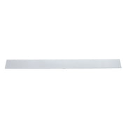 2" X 24" Chrome Top Mud Flap Plate - Welded Stud