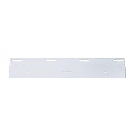 Stainless Top Mud Flap Plate - 17" Light Bar Cutout (Each)