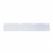 Stainless Top Mud Flap Plate - 17" Light Bar Cutout (Each)