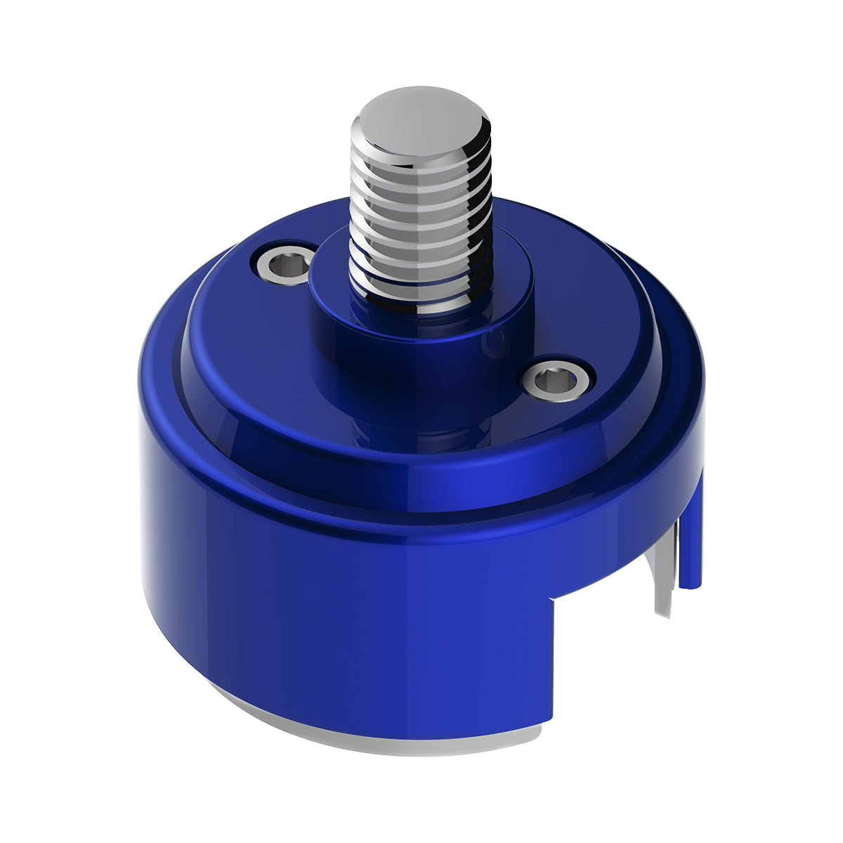 1/2"-13 Thread-On Shift Knob Mounting Adapter For Eaton Fuller Style 13/15/18 Shifter - Indigo Blue (Bulk)