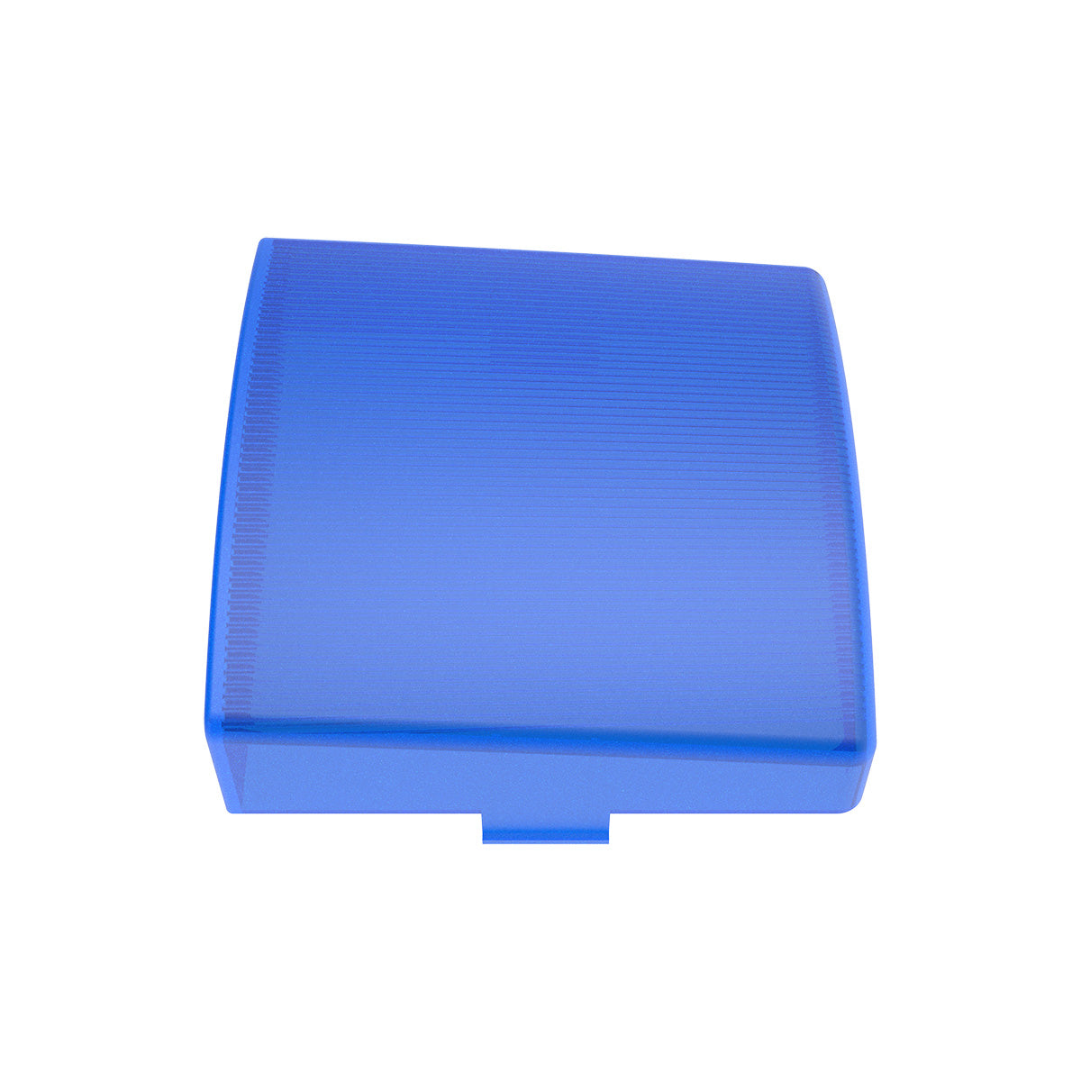 3" X 3" Square Dome Light Lens - Blue