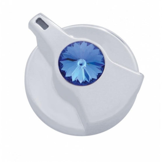 Timer Knob With Blue Crystal For Peterbilt