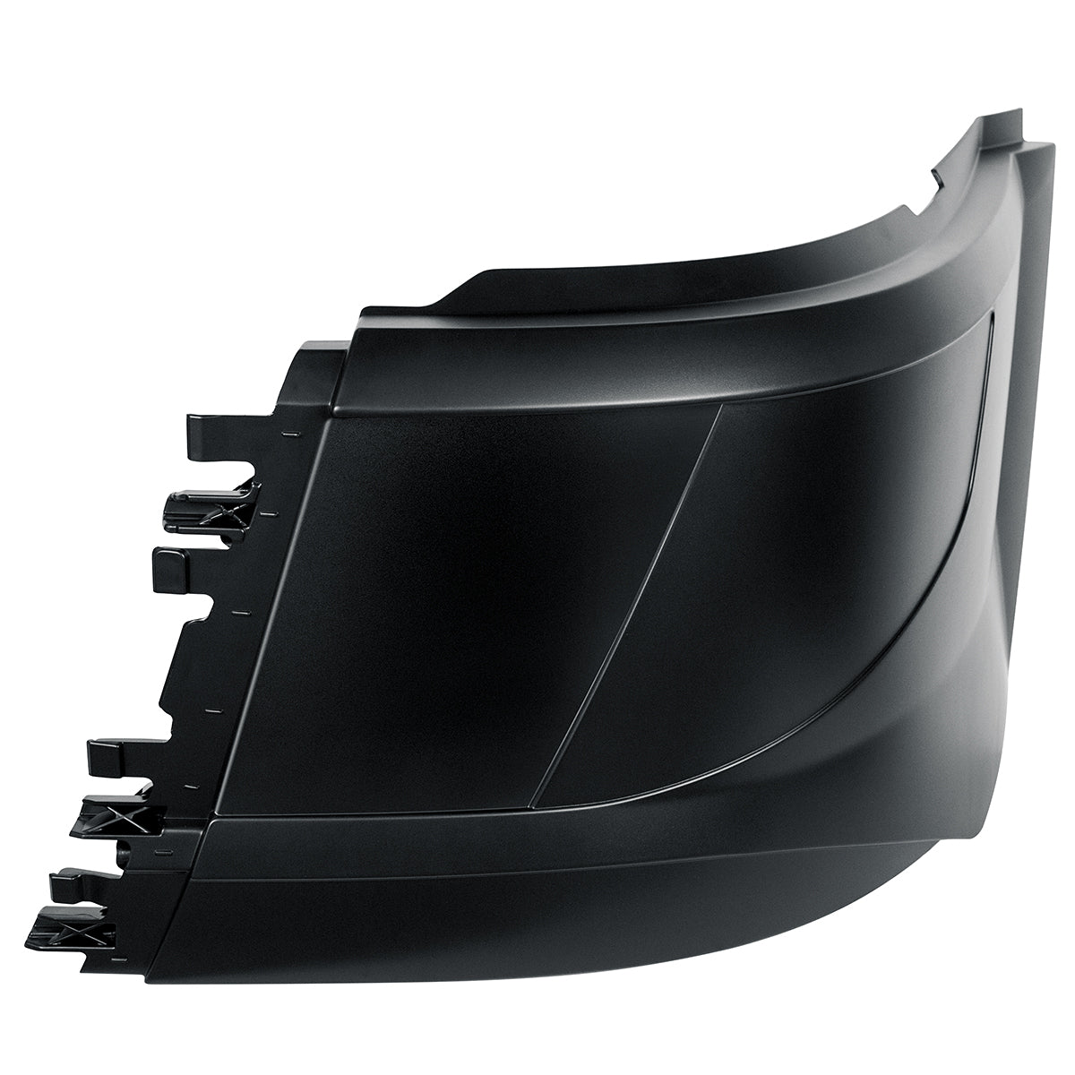 Bumper End Without Fog Light For 2015-2017 Volvo VNL Short Hood With Aero Style Bumper - Driver