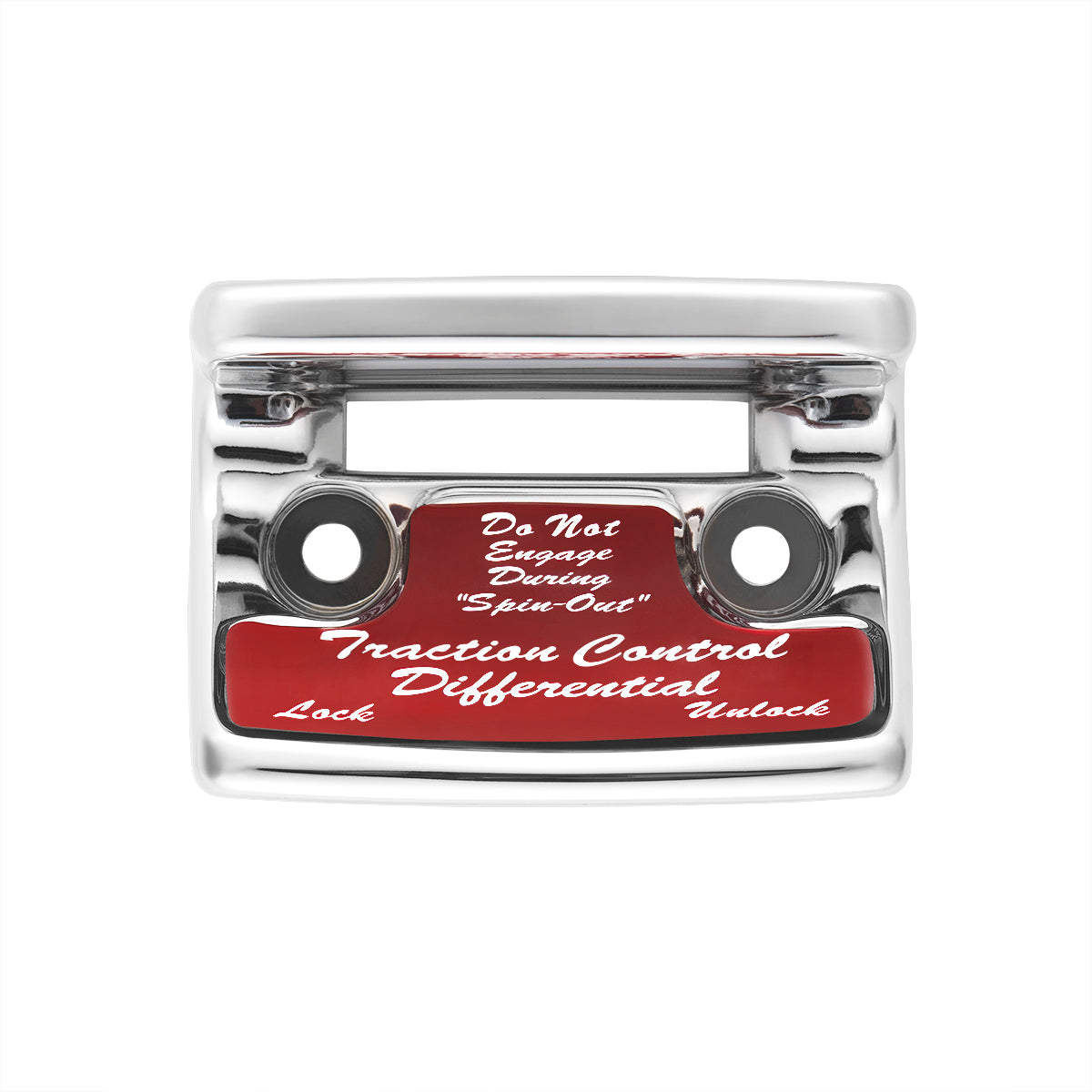 "Traction Control Differential" Switch Guard With Red Sticker