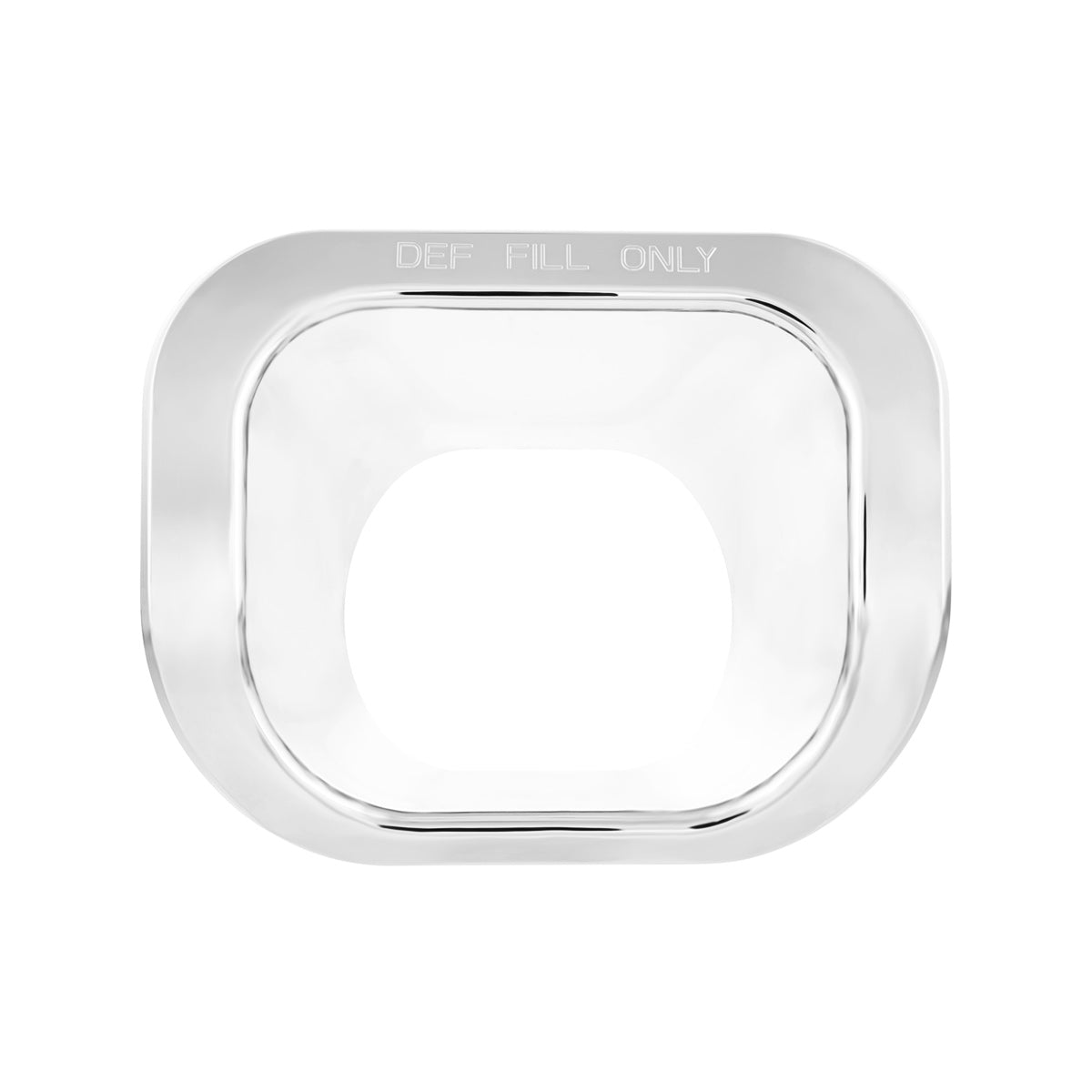 Chrome Plastic DEF Filler Trim For 2012-2021 Peterbilt 579