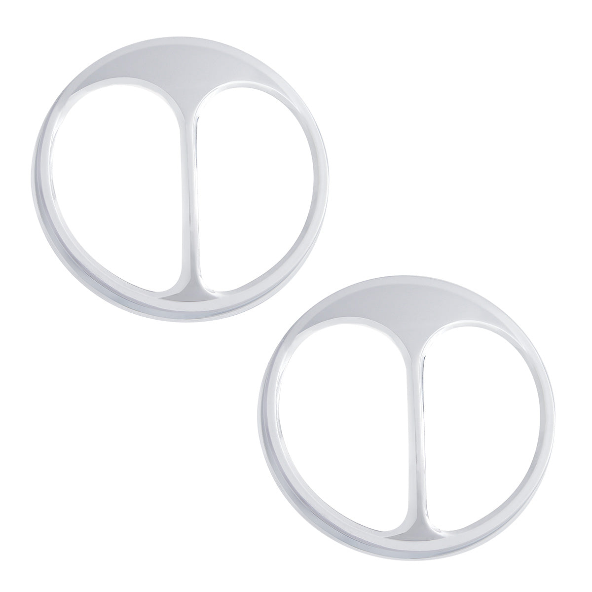 Chrome Cat's Eye Headlight Cover For 7" Headlight (Pair)