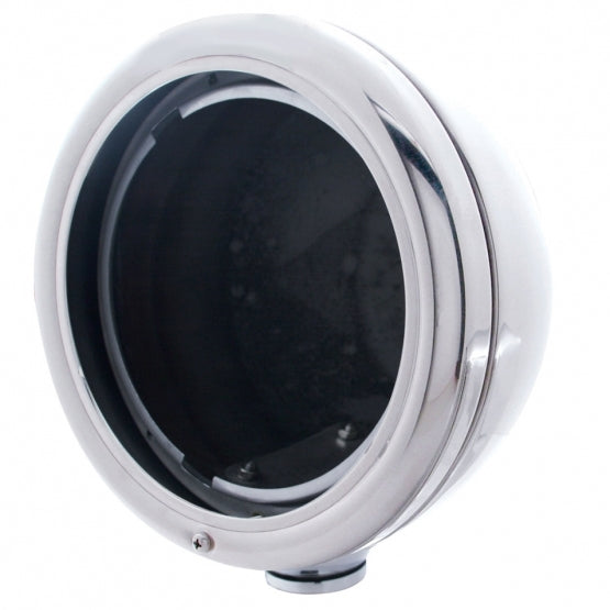 Stainless Steel "Classic" Headlight Housing - No Turn Signal
