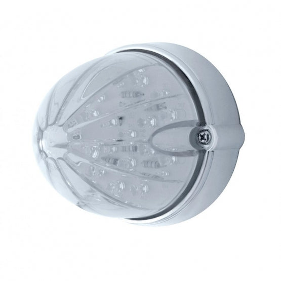 19 LED Watermelon Flush Mount Kit - Amber LED/Clear Lens