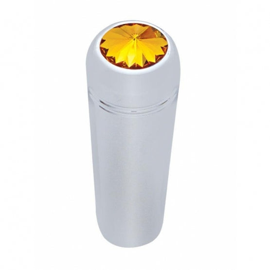1-7/8" Short Aluminum Toggle Switch Extension With Crystal For Kenworth - Amber Crystal
