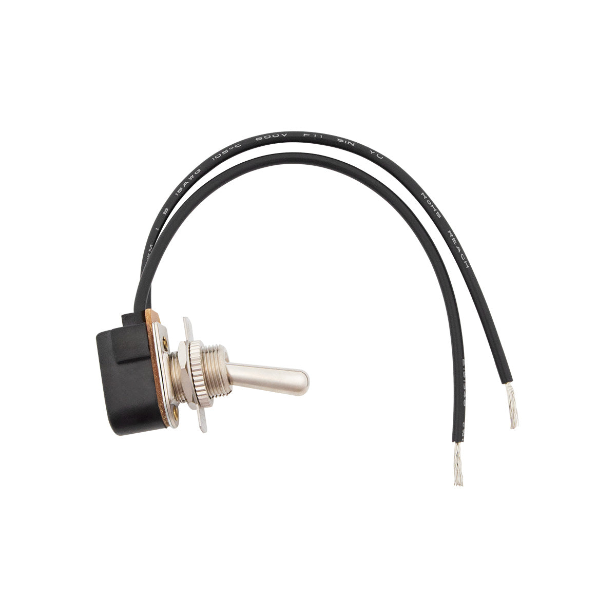 Bakelight Toggle w/ Intergrated Wire Leads 15 Amp 12V S.P.D.T. On/Off 1 Pc.