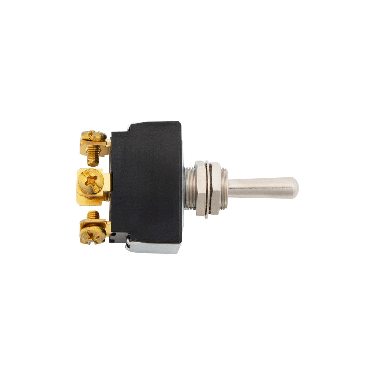 Heavy Duty Toggle w/ 6 Screw Terminals 30 Amp 12V D.P.S.T Mom.On/Off/Mom.On 1 Pc.