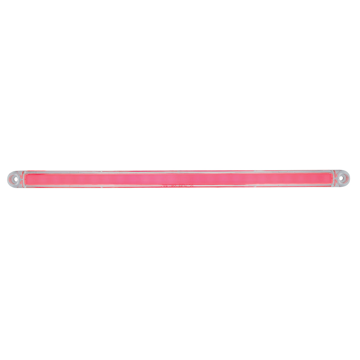 24 LED Dual Function 12" GloLight Bar (Stop, Turn & Tail) - Red LED/Clear Lens (Bulk)