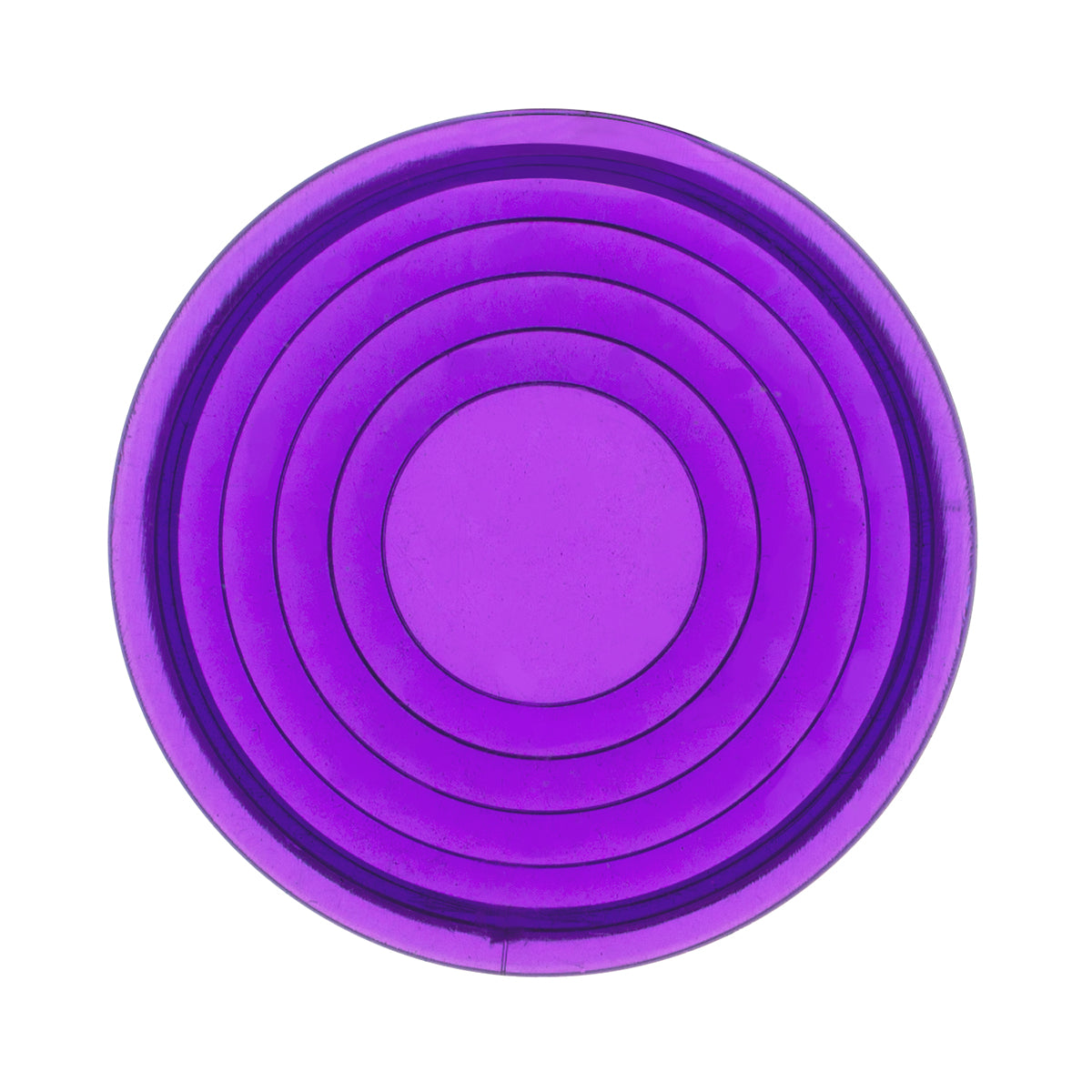 Round Map Light Lens For 2006+ Peterbilt - Purple